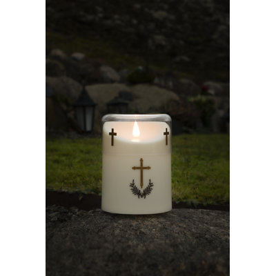 Unscented Flameless Pillar Candle