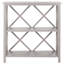 Bibliothèque en bois massif H 35,6 "x l 33,5" Paignt-1727099189