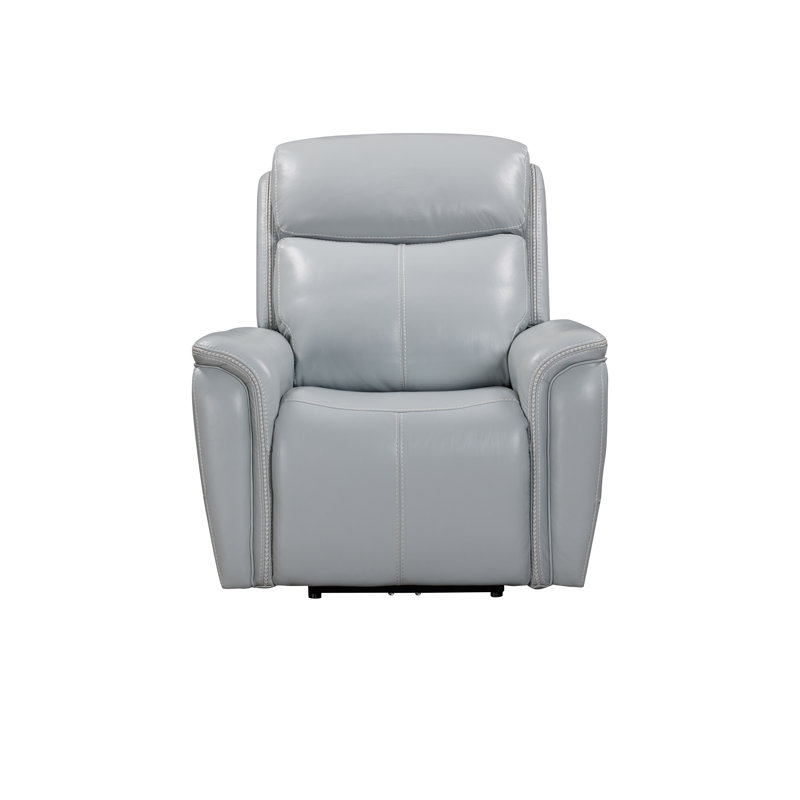 Canapé inclinable électrique et deux fauteuils inclinables Allysia, Gris couturier