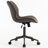 Maddoux Armless Swivel Office Chair Faux Leather Upholstered Waterproof Desk Chair Ergonomic Adjustable Computer Chair-215294539