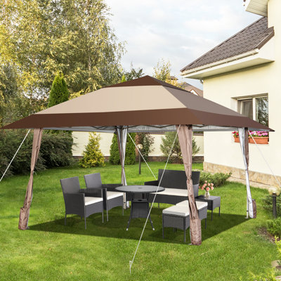 Leotis 4m x 4m Steel Patio Gazebo