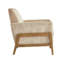 Fauteuil d'appoint à dossier capitonné Matson - Sable-128721146