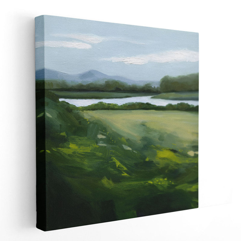 River Run Valley I - reproduction d'art sur toile, H 30 po x l 30 po
