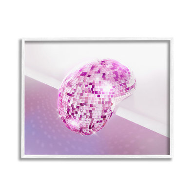 PurpleMeltingDiscoBallGicleeArtbyZiweiLi