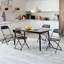 Ensemble de 6 chaises pliantes, intérieures et extérieures, empilables pour les événements, les bureaux, les mariages, les pique-niques et les restaurants