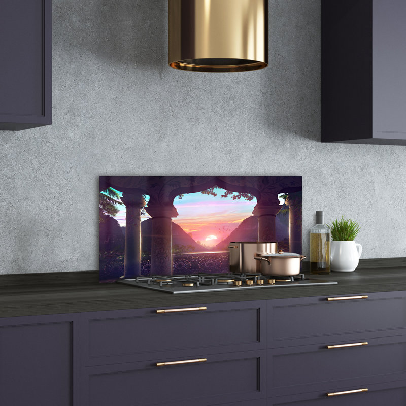 Architecture East 50cm x 100cm Glass Panel