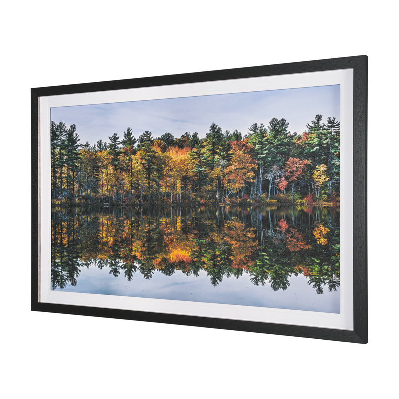 «Fall Reflections» par Dimitry Papkov, reproduction d'art encadrée sous verre
