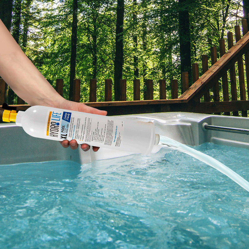 Camco Hydro Life Pool and Spa Filter with Shutoff Valve and Pre Filters Stain