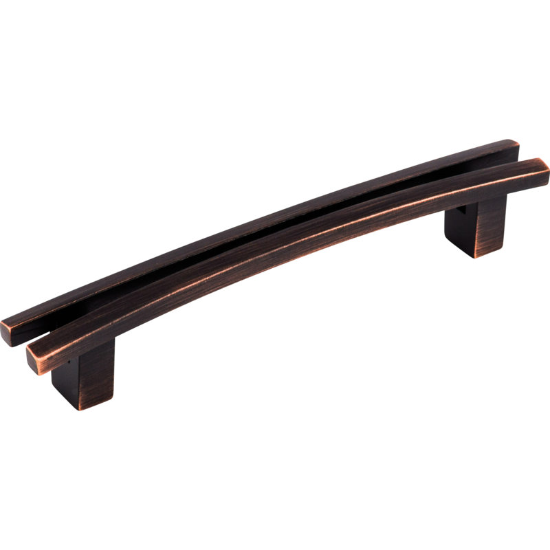 Flared 5" Center to Center Bar pull, Tuscan Bronze