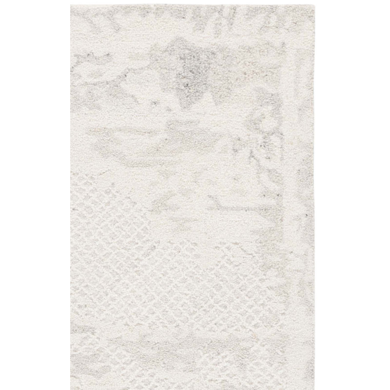 Tapis Falyn 105 ivoire / gris, Carré 6 pi