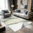 Green Abstract Wave carpet-easy to clean, machine-washable, soft and comfortable; suitable for door mats, kitchens, living rooms, bedrooms, corridors, and laundry areas. Easy to clean, durable carpet for home decoration.-2032636754