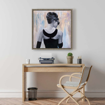 Audrey Hepburn Fashion Beauty Canvas - Home Decor Wall Art