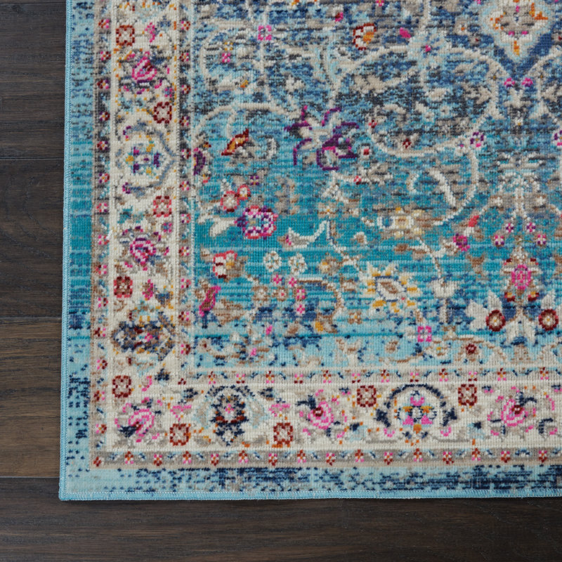 Oriental Indoor Rug, Runner 2'4" x 8'