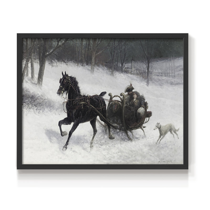 Vieille faune rétro - impression encadrée, H 16 po x l 20 po, Noir