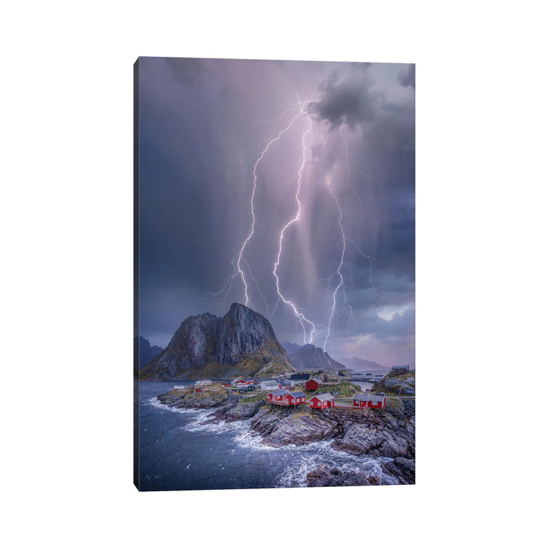 Norway Lights by Brent Shavnore - Wrapped Canvas Gallery-Wrapped Canvas Giclée, 20.32 cm H x 30.48 cm W
