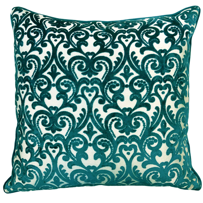 Square Pillow Cover & Insert, Turquoise