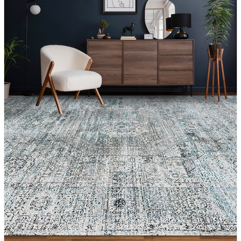 Oriental Area Rug, Rectangle 6' x 9'