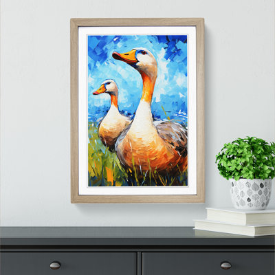Goose Expressionism - Framed Print