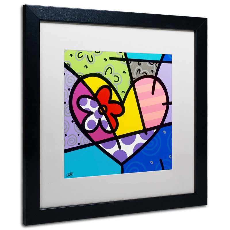 «Big Heart III», reproduction sur toile encadrée, H 16 po x l 16 po x P 0,5 po