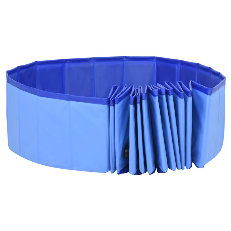 Piscine pour animaux Gunnulf PVC, Bleu, L 47,2 po x H 11,8 po