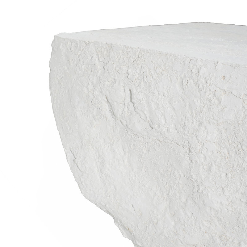 Table d'appoint d'extérieur Paito Modern Minimalist MGO, blanc