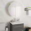 Adebare Bathroom Cabinet with Round Mirror & LED-1662955005-1650620172