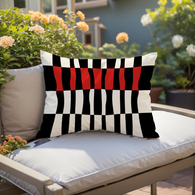 Coussin décoratif réversible en polyester filé Bianca
