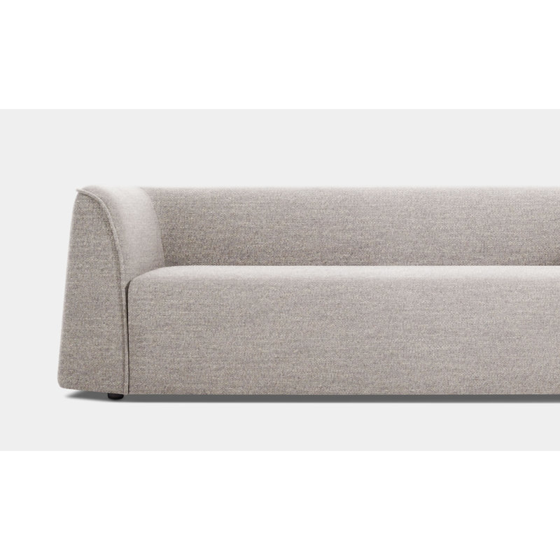 Thataway Upholstered 88'' Sofa, Tait Charcoal Polyester Blend