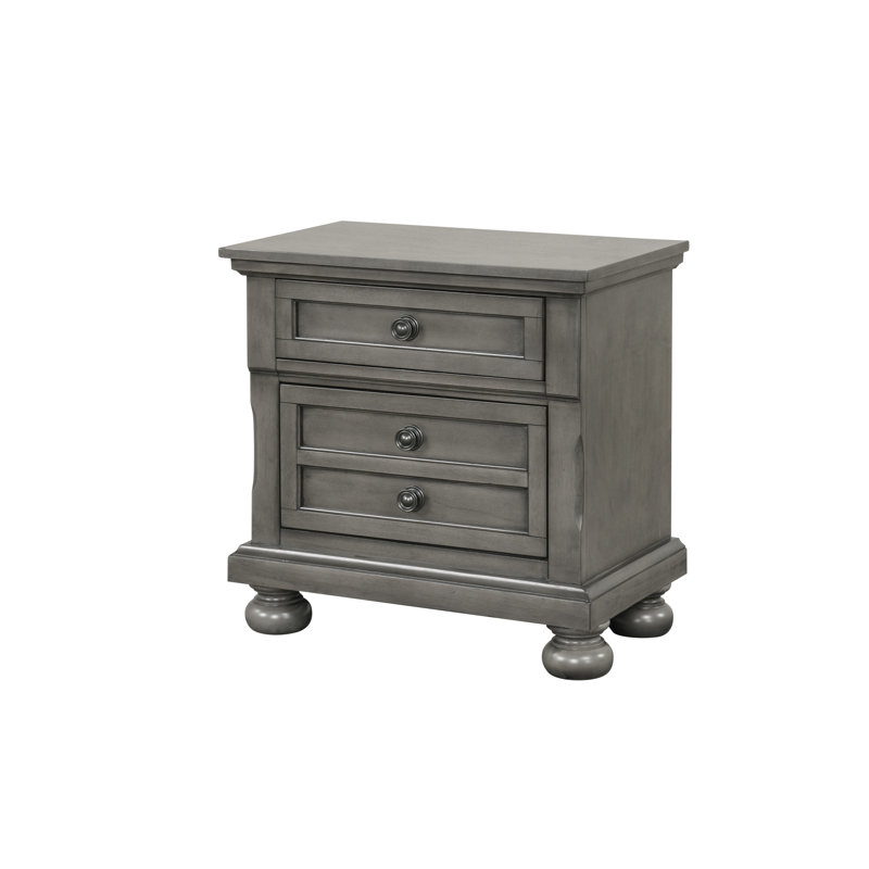 Manlius 2 - Drawer Nightstand, Gray