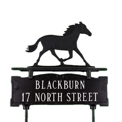 2-Line Lawn Address Sign