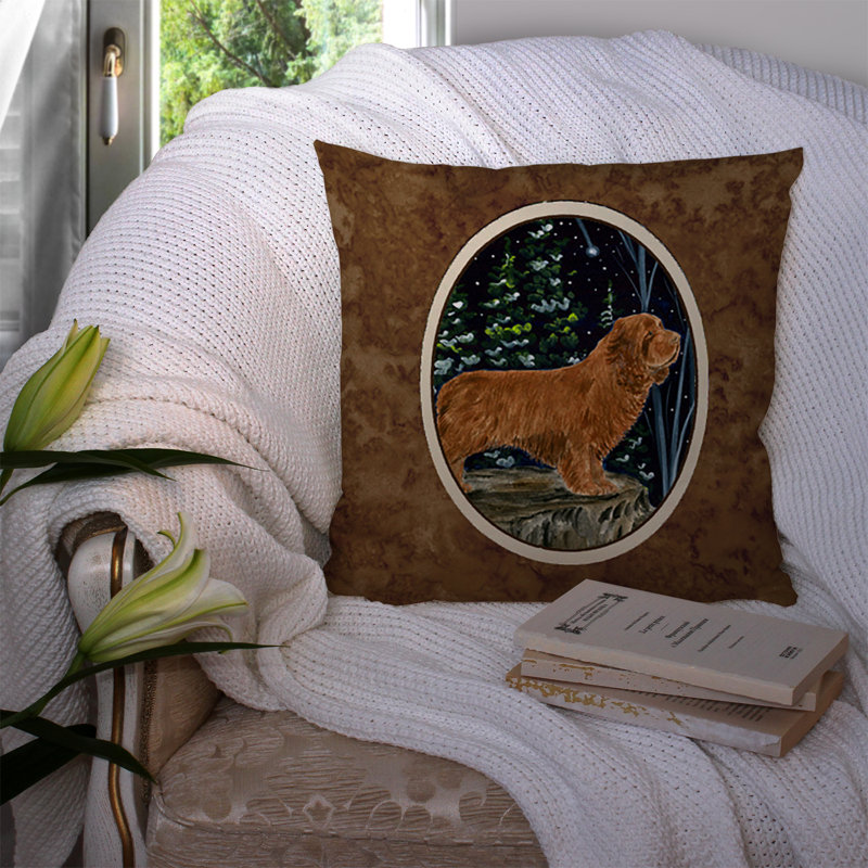Coussin intérieur/extérieur Sussex Spaniel