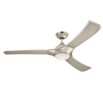 132cm Techno 3-Blade Ceiling Fan with Remote