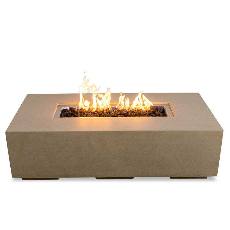 Foyer rectangulaire au gaz naturel, Beige