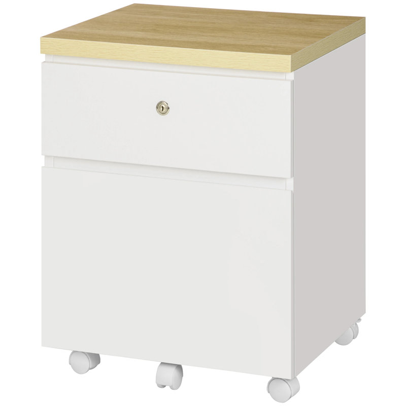 Oscor 41cm Wide 2 -Drawer File Cabinet, White