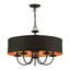 Lustre suspendu 5 lumières or doux-2143442458