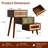 Fienley Staggered 3-Drawer Accent Cabinet With Artistic Mixed Color,Vintage Handles