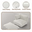 Upholstered Armchair with Footstool-1127813423