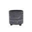S / 2 POT DE FLEURS 6/8 ", NOIR