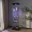 Quick - Install Antique Tempered Glass Display Cabinet With 12 Color Adjustable Led Lights, 4 Shelf, For Protecting Collections Modern 1 Door Shelf Ideal Bedrooms