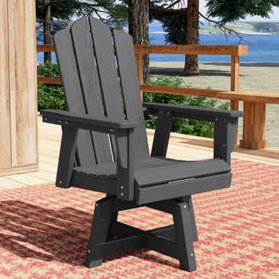 Chaise de salle à manger pivotante HDPE