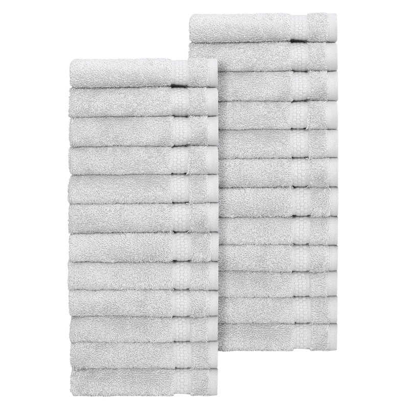 Essuie-mains en coton turc Starlight, Gray