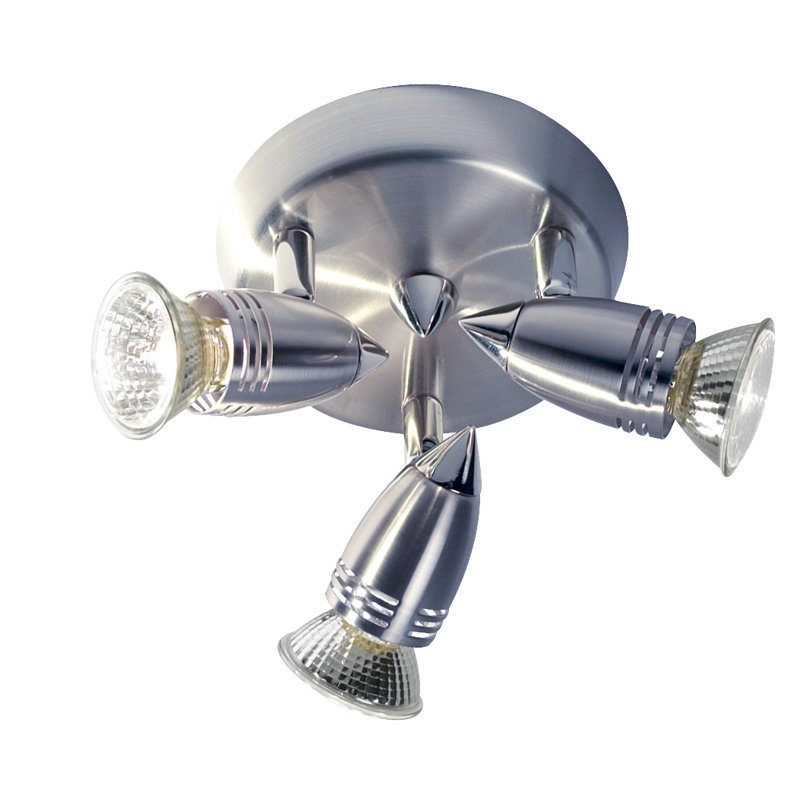 Zeno Spotlight, Satin Chrome, GU10 Halogen