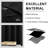 2 Thick Panels Room Darkening Blackout Curtains, Thermal Insulated Block Out Light Grommet Drapes-110070677-110070660