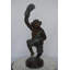 Nifao Boxing Monkey Bronze Statue - Humorous Bronze Monkey Sculpture - Size: 10"L x 12"W x 33"H.