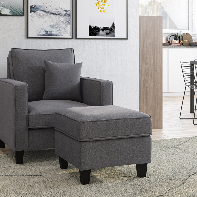 Fauteuil Dearing, Gris