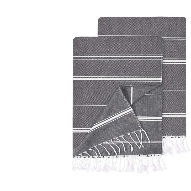 100% Cotton Beach Towel, Grey