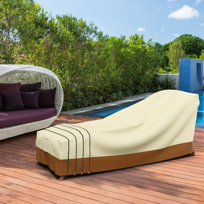 Réglage de la taille de la housse de chaise longue d'extérieur