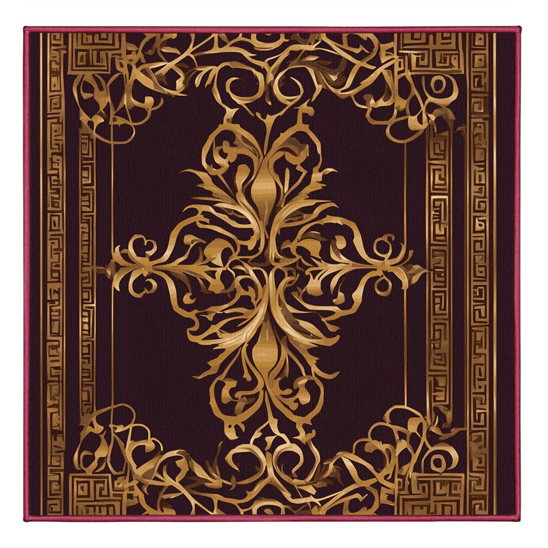 Mystic Garland Rug, Square 3'