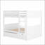 Lit superposé double au-dessus de double avec lit gigogne simple, structure en pin massif et conception polyvalente pour une efficacité maximale de l'espace-320310931