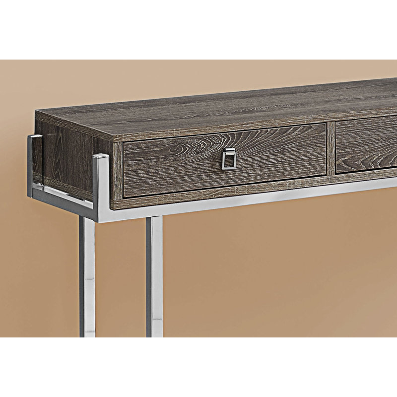 Console avec tiroirs de rangement, Taupe
